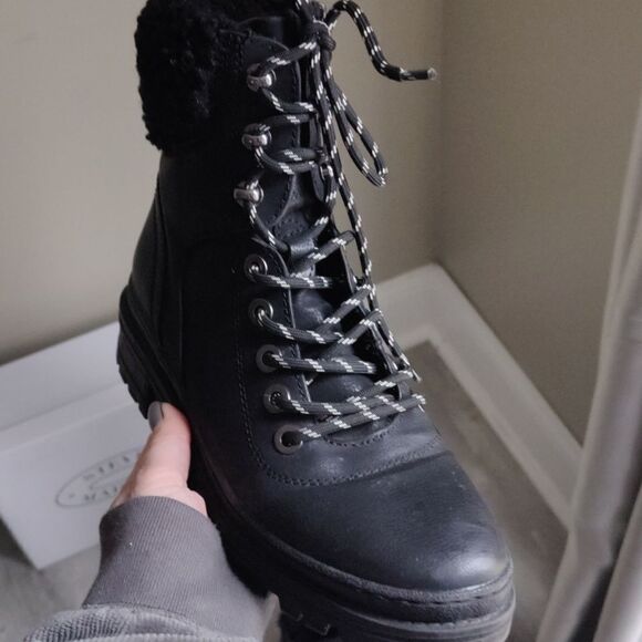 Steve Madden Keystone black faux fur bootie - Picture 4 of 10